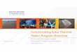 Concentrating Solar Power Program Overviewsco2symposium.com/.../panel-sessions/Shultz_PanelPres.pdf · 2018-04-16 · energy.gov/solar‐office Pathways to Achieving 2030 SunShot