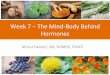 Week 7 The Mind-Body Behind Hormones...Week 7 – The Mind-Body Behind Hormones Afrouz Demeri, ND, DHMHS, IFMCP Key Concepts TCM Organs Awareness 4 Inquiries Suffering Balance Key