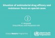 Situation of antimalarial drug efficacy and resistance ... · • Two studies conducted in 2005 and 2013-2014 (n = 98 + 144) in Equatorial Guinea did not report M579I. Actions taken: