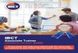 Certification of Corporate Trainers - IBCT source00 …...7. Presentation Skills for Trainers Evaluation • Program is evaluated according to the ﬁrst and second level of Kirkpatrick