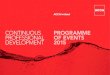 CONTINUOUS PROGRAMME PROFESSIONAL OF EVENTS … · 2020-05-24 · CONTINUOUS PROFESSIONAL DEVELOPMENT 2 I am delighted to introduce the 2015 ACCA Ireland Programme of Events. We have