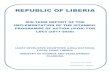 REPUBLIC OF LIBERIA - IPOA Revie · 2017-12-13 · republic of liberia mid-term report of the implementation of the istanbul programme of action (ipoa) for ldcs (2011-2020) least