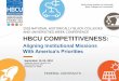 2018 NATIONAL HISTORICALLY BLACK COLLEGES AND …sites.ed.gov/whhbcu/files/2018/09/2018-HBCU-Week-Federal-Contracts-Final2.pdfHBCU COMPETITIVENESS: Aligning Institutional Missions