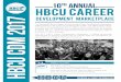 th Annual HBCU CDM 2017 - HBCU Career Marketplacehbcucareermarket.org/wp-content/uploads/2017/06/HBCU... · 2017-06-14 · HBCU CDM 2017 can continue to strengthen the future of America