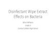 Disinfectant We Extract Effects on Bacteria science/PJAS/PJAS PPTS 2019...Ethan Williams Grade 9 Central Catholic High School . Rationale •Any disinfectant wipe should be able to