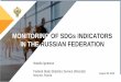 MONITORING OF SDGs INDICATORS IN THE RUSSIAN FEDERATION · 2019-09-17 · In 2016, mapping between the SDGs and global targets and their reflection in existing strategic documents