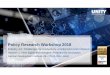 Policy Research Workshop 2018 · 2018-06-04 · Policy Research Workshop 2018 Industry 4.0: Challenges for productivity, employment and inclusion ... Prototyping, Industrialization