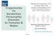 National Education Alliance Survey Findings - Borderline Personality Disorder · 2018-09-25 · Trajectories To Borderline Personality Disorder In Females & Males Marianne Goodman,