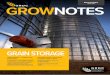 June 2017 GROWNOTES - Home - GRDC ... ISBN: 978-1-921779-42-8 (On-line copy) iii GRAIN STORAGE —-˙ˆ-˘ fi fiflfffifl June 2017 Start here for answers to your immediate grain storage