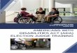 Americans with Disability Act Training Training... · 2020-07-06 · Americans with Disabilities Act ("ADA"). Title II states, in part, that "no otherwise qualified disabled individual