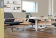 Tables - Haworth · multipurpose tables are easy to move and reconfigure. A variety of top shapes and three multi-purpose heights ensure workstyle needs are met. Rectangular tops