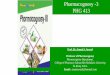 Pharmacognosy -3 PHG 413 - psau.edu.sa · Structure: ACTH consists of 39 amino acids, the first 13 of which may be cleaved to form α-melanocyte-stimulating hormone (α- MSH). After