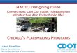 NACTO Designing Cities...narrow sidewalks or streets with high pedestrian volumes. People Streets Convert “excess” asphalt into hardscape parks, creating safer intersections and