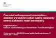 Connected and empowered communities – strategies and …...Community-centred approaches for health and wellbeing PHE From Evidence into Action: game-changer and underpinning theme:
