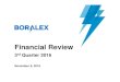 BLX - Q3 2016 - Webcast Investors ANG...Q3 2016 Q3 IFRS Proportionate Consolidation (in thousands of dollars, unless otherwise specified) 2016 2015 2016 2015 Power Production (GWh)