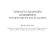 Science for Sustainable Development - UNESCO...Change in DNA decoding cost 0.000001 0.00001 0.0001 0.001 0.01 0.1 1 10 100 1990 1995 2000 2005 2009 year US $ cost of decoding per base