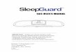 SG5 USER’S MANUAL - Comfort Headband that Stops Teeth ......unit at night with the Volume set to 0 and the Bite Level set to 3. Wearing your SleepGuard unit with the Volume set to