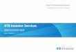 ATB Investor Services...ATB Investor Services Alberta Investor Beat Wave 4 –April 2016 To inform business strategy and showcase ATBIS’ deep understanding of Albertans. 1 2 Understand