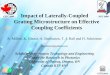 Impact of Laterally-Coupled Grating Microstructure on ... School of Information Technology and Engineering