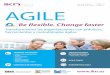 Be flexible. Change faster · PMI-ACP. PMI Agile Certified Practitioner Liderazgo Ágil y Colaborativo Gestión del Cambio: hacia una Organización Ágil e Innovadora Reuniones Ágiles