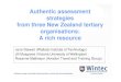 Authentic assessment strategies from three New …Authentic assessment Three examples of authentic assessment to illustrate ways in which New Zealand tertiary teachers, from three