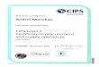 OCIPS Chartered Institute of Procurement & Supply This is ...€¦ · CIPS Level 2 Certificate in procurement and supply operations 600/7209/x Amanda O'Brien Group Professional Development