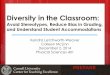 Diversity in the Classroom - cpb-us-e1.wpmucdn.com · students can and will succeed! Provide mentorship, support, and constructive, affirming feedback. Consistently reflect upon your