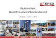 Deutsche Bank Global Industrials & Materials Summit · 2019-06-05 · Deutsche Bank Global Industrials & Materials Summit Chicago –June 5, 2019. FOCUS • SIMPLIFY • EXECUTE TO