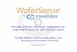 Precision Wireless Metrology UserGroup 080813 · 2019-06-06 · CyberOptics Semiconductor, Inc. WaferSenseTM AGS -Precision Wireless Gap Measurement • Wireless, non-contact, wafer-like