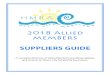 SUPPLIERS GUIDE · 2020-07-12 · SUPPLIERS GUIDE A complete directory of Allied Members providing supplies and services to Ocean City hospitality businesses. Oc -- sso - - 2 - Category