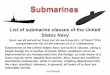 List of submarine classes of the United States Navy Page Rework/Sub_Presentation1.pdfclass may be more capable than earlier. Also, boats are modified, sometimes extensively, while
