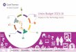 Union Budget 2015-16 - Grant Thornton · PDF file Union Budget 2015-16 | Impact on the technology sector Sector overview Software development and information technology enabled services
