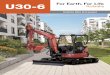 0512 U30-6 cover SGh1 - Kubota South Africa · 2020-05-25 · Handle any job with confidence. The Kubota U30-6 combines superior power and outstanding versatility to tackle demanding