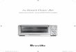 the Smart Oven Air · 2017-08-03 · ELEMENT IQ‰ The Breville Smart Oven‰ Air features Element IQ‰, a cooking technology that adjusts the power of the heating elements to cook