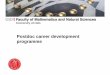 Postdoc career development programme · Take charge of your career as an early career researcher Module 5 (WS) Leadership (PostdocTraining) Developing as a researcher: productivity