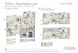 The Andalucia - Escapes Ocean Breeze · 2014-10-31 · The Andalucia Total Living Space 1,866 Sq. Ft. 1st Floor Plan 1ST FLoor PoSSibiL iTieS All dimensions are approximate and subject