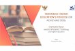 INDONESIA HIGHER EDUCATION’S POLICIES FOR ......2019/09/27  · higher learning, polytechnics, academy, and community college) Compulsory education 9 years >> 12 years 4,670 HEIs