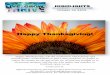 Happy Thanksgiving! - Highlands United Church€¦ · October 13 2019 Happy Thanksgiving!! On the weekend in which family and friends gather around tables to share time and food,