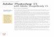 Adobe Photoshop CS - UFG · Adobe Photoshop CS gives photographers new tools and features that span the breadth of the digital photography workflow, so you can always achieve the