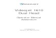 Videojet 1610 Dual Head 2020-06-17¢  1610 DH printer and the Videojet 1610 printer. Therefore, this