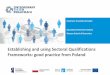 Establishing and using Sectoral Qualifications Frameworks ...english.ess.gov.si/_files/12303/ws_pl_1.pdf · The IQS was developed under the direction of the Minister of National Education,