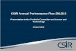 CSIR Annual Performance Plan 2012/13pmg-assets.s3-website-eu-west-1.amazonaws.com/docs/...CSIR Annual Performance Plan 2012/13 Presentation to the Portfolio Committee on Science and