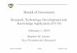 Board of Governors€¦ · BOARD OF GOVERNORS AGENDA FEBRUARY 1, 2019 Research and Discovery and Institutional Highlights § One of only nine public, Urban Serving Universities to