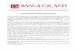 DOCUMENTO DI REGISTRAZIONE - Banca di Asti · Il Documento di Registrazione è stato depositato presso la Consob in data 25 agosto 2016 a seguito di approvazione comunicata dalla