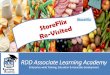 RDD Associate Learning Academy...Expanding Skills –Leveraging Thought Leadership –Sharing Best Practices –Building Performance RDD Associate Learning Academy [II] Key Elements