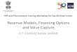 Revenue Models, Financing Options and Value Capturesmartcities.gov.in/upload/uploadfiles/files/Session3...Revenue Models, Financing Options and Value Capture D T V RAGHU RAMA SWAMY