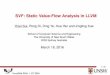 SVF: Static Value-Flow Analysis in LLVM · 2019-10-30 · Memory leak detection (ISSTA ’12, TSE ’14, SAC ’16) Accelerating dynamic analysis including temporal memory safety