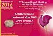Antithrombotic treatment after TAVI: DAPT or OAC?chuliege-imaa.be/archives_2016/pdf/presentations_2016/saturday17/… · prescribed VKA therapy for AF, concomitant antiplatelet therapy