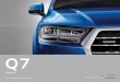 Q7 - Audi · 04 Optional Equipment for the Audi Q7 Code: Item: 2.0T FSI quattro 3.0 TDI quattro Price R Seats Q1D Sports front seats 26 290 PS8 Individual contour seats at front 20