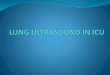 ULTRASOUND IN ICU · USG & Recruitment Highly significant correlation was found between PEEP- induced lung recruitment measured by PV curves and ultrasound reaeration score (Rho =